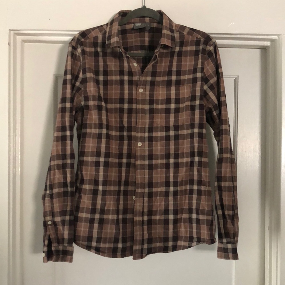 ASOS men’s slim fit plaid shirt